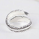 Elegant Feather Open Rings Wedding Jewelry For Women-It Can Be adjustable R2C2