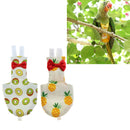 2 Pieces Birds Reusable Nappies Pocket Kiwi Fruit and Pineapple Pattern Cloth