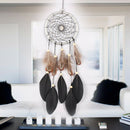 Black Feather Dream Catcher Feather Bead Wall Hanging Decor Home Decoration