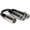 Acoustic Balance 3-Pin XLR Female To Dual 2 Male Splitter Microphone Cable