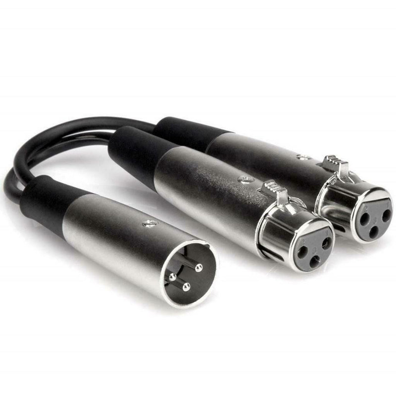 Acoustic Balance 3-Pin XLR Female To Dual 2 Male Splitter Microphone Cable