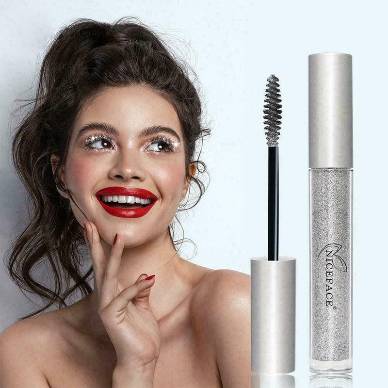 Diamond Shiny Mascara 4D Silk Fiber Women Lashes Thick Lengthening Waterpro G8V9