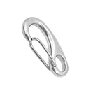 3pcs Marine Stainless Steel Spring Clip Snap Hook / Lobster Claw 50 x 18 mm