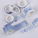 8Pcs/pack Cute Tape Set Petal Flower Sky Sea Paper Masking Tape TaME