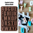 Silicone Chocolate Mold Letters Fondant Biscuit Decorating Tools Bakeware