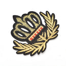 crown patches iron on motifs applique for garment accessory for DIY patches.ES