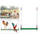 Chicken Swing Wooden Birds Perch Stand Chicken Large Birds Finches Budgie A