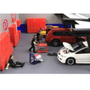 11Pcs 1:64 Scale Hand Painted Characters Wokers People Street Layout Decor