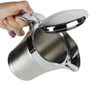 450Ml Stainless Steel Thermal Gravy Pot Sauce Jug Sauce Pot Double-Layer In V4C9