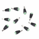10pcs 5.5mm x 2.5mm CCTV camera DC Power Male Jack Connectors RI VGCANMCA TOCA