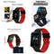 Electronic Sports Bluetooth Smart Watch Alarm Clock 180mAh Men Women Red