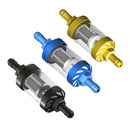 Motorcycle Metal Oil Fuel Filter Modification Parts Detachable Glass Fuel Filter