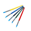 5pcs Wood Handle Silicone Clay Shaper Pen Sculpting Modelling Pottery Tool