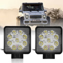 4Inch 27W Square Spot Beam Led Work Light Driving Fog Lights Front Bumper B Ew