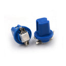 10X B8.5D Car Gauge 5050 1 SMD LED Dashboard Side Lights Bulbs Indicator Blue FT