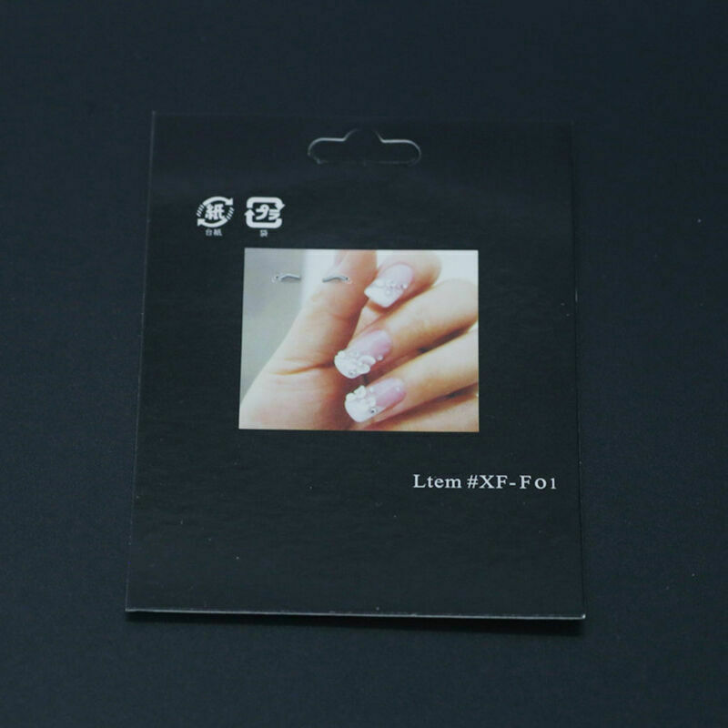 1 Sheets 20 Tips Double Sided Adhesive Tape Glue Stickers Nail Art False Dz F9D2