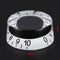 1 Set Of 4 Guitar Speed Control Knobs Volume Tone Knobs (Black / White)