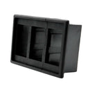 3 Gang Marine Boat Rocker Switch Clip Panel Patrol Holder Housing Black