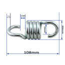 2pcs S Shaped Heavy duty strong extension spring swing hammock chair 4.2 PNP