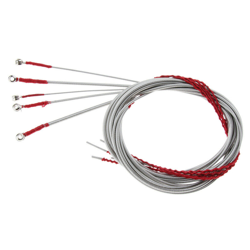 1 Set 5 String Bass Strings Steel Core for Electric Guitar Bass
