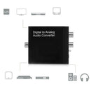 Optical Coax Toslink  Digital to Analog Converter Audio Adapter with Aux 3.5mm