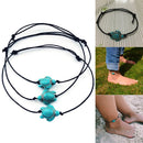 Women Boho Turquoise Turtle Chain Anklet Bracelet Foot Chain Beach Jewelry S Gw