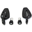 7/8" Motorbike Motorcycle Handle Bar End Rearview Side Mirror Aluminum YM