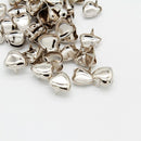 50Pcs Sweat Love Heart Metal Studs Sewing Rivets for Leather Craft Clothing
