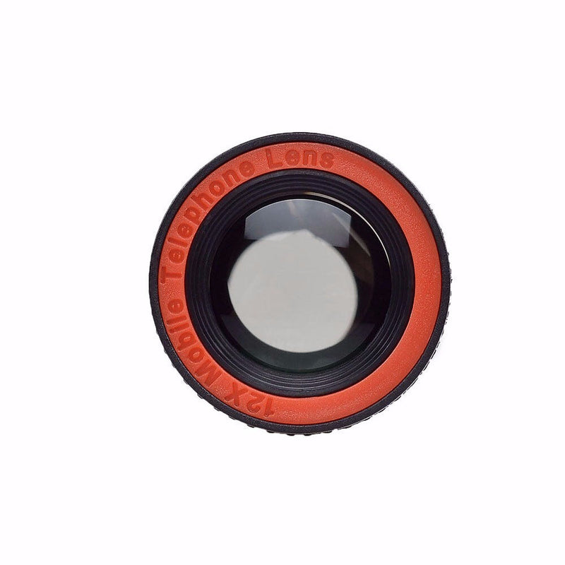 Universal 12X Zoom Optical Clip-on Telephoto Telescope Lens Mobile Phone Camera