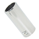 Chrome Stainless Steel Car SUV Rear Round Exhaust Pipe Tail Muffler Tip 64mm