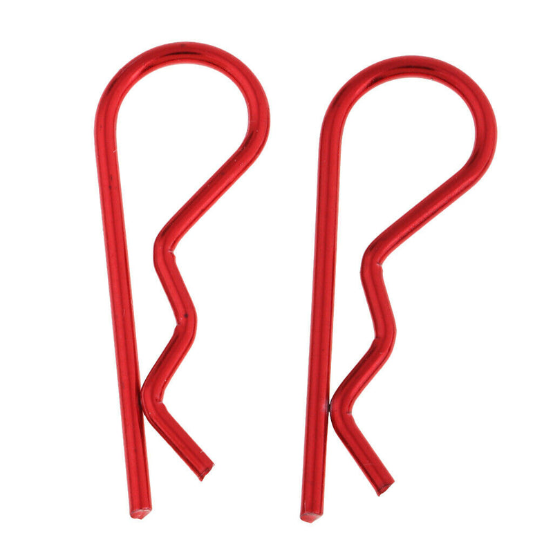 20pcs/set RC Car R-Pins fit 1/10 1/12 1/16 1/18 RC Car Truggy Accessory Red