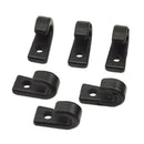 12 Pcs J-Hooks & 12 Pcs Rivets Set, Heavy-duty, 2.5x1.1x1.6cm, 5.9cm