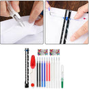 15 Pieces Sewing Gauge Seam Rippers Kit, with Pins Gauge Heat Erasable Pen