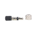 10pcs Nickel Plated Brass Bike Tire Valve Core with Cap Bicycle Schrader Valve,a