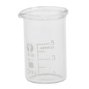 5ml Laboratory Borosilicate Glass Beaker Measuring Cup Lab Glassware