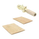 1PC SAX SAXOPHONE NECK CORK Soprano/Tenor/Alto Brown 60*40*2mm Corks Saxoph J2P8