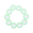 10pcs Green Camping Nail Night Vision Luminous Ring Round Tents Accessories OZ