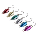 6pcs Fishing Spinner Spoon Lures and 10pcs Hard Fishing Lures Crankbaits