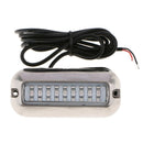 2pcs 27 LED Stainless Steel Underwater Marine Boat Transom Fishing Lights Green