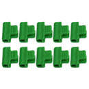60Pcs Pipe Clamps for 11mm/0.43inch Stakes Greenhouse Sunshade Net Hoop