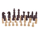 16pcs Plastic Chess Pieces/Chessmen Set - King Queen Bishop Knight Rook Pawn