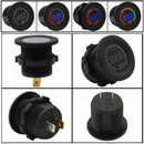 Waterproof DC12V RD Digital Voltmeter Three Wires Vehicles Motorcycles Boat B2B8