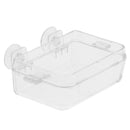 Gecko Feeder Ledge Suction Cup Reptile Feeder Bowls for Reptiles Food and Water