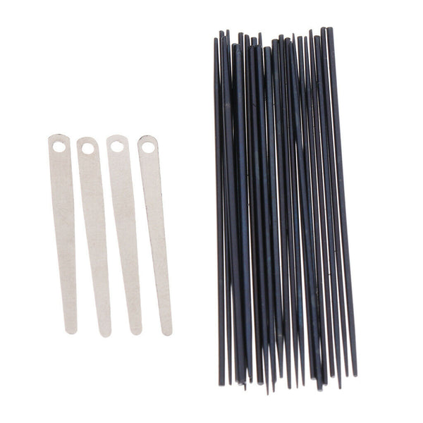 1 Set 24pcs Sax Spring Needles+4pcs Sax Spring Leaf Screws DIY Saxophone