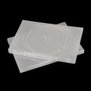 2PCS Clear 3 Disc Holds DVD CD Case Movie Box Storage Holder Cover 14MM  FT