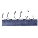 50PCS Lot High Carbon Steel Bass Worm Hooks Jig Big Fishing Crank Hook  CJF