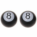 4 x Universal Car Truck Bike "Pool 8 Ball" Tire air Valve Stem Caps Wheel R