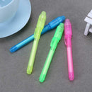4pcs Office Drawing Magic Highlighters UV Invisible Ink Pen Highlighters