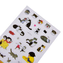 6 Pcs/Pack Korea Transparent Pvc Stickers Cute Cat Diary Photo Album Stickers FT