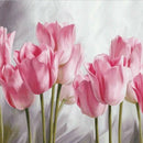 Full Diamond Painting Pink Tulips Diy Diamond Embroidery Flower Series Deco